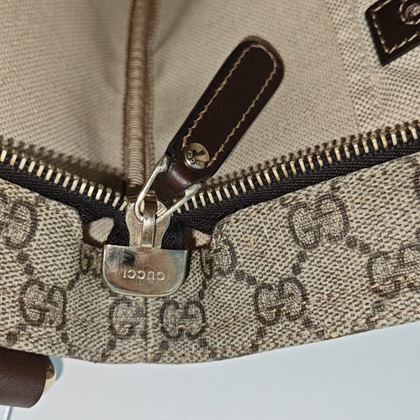 Monogram Coated Canvas Shoulder Bag Black