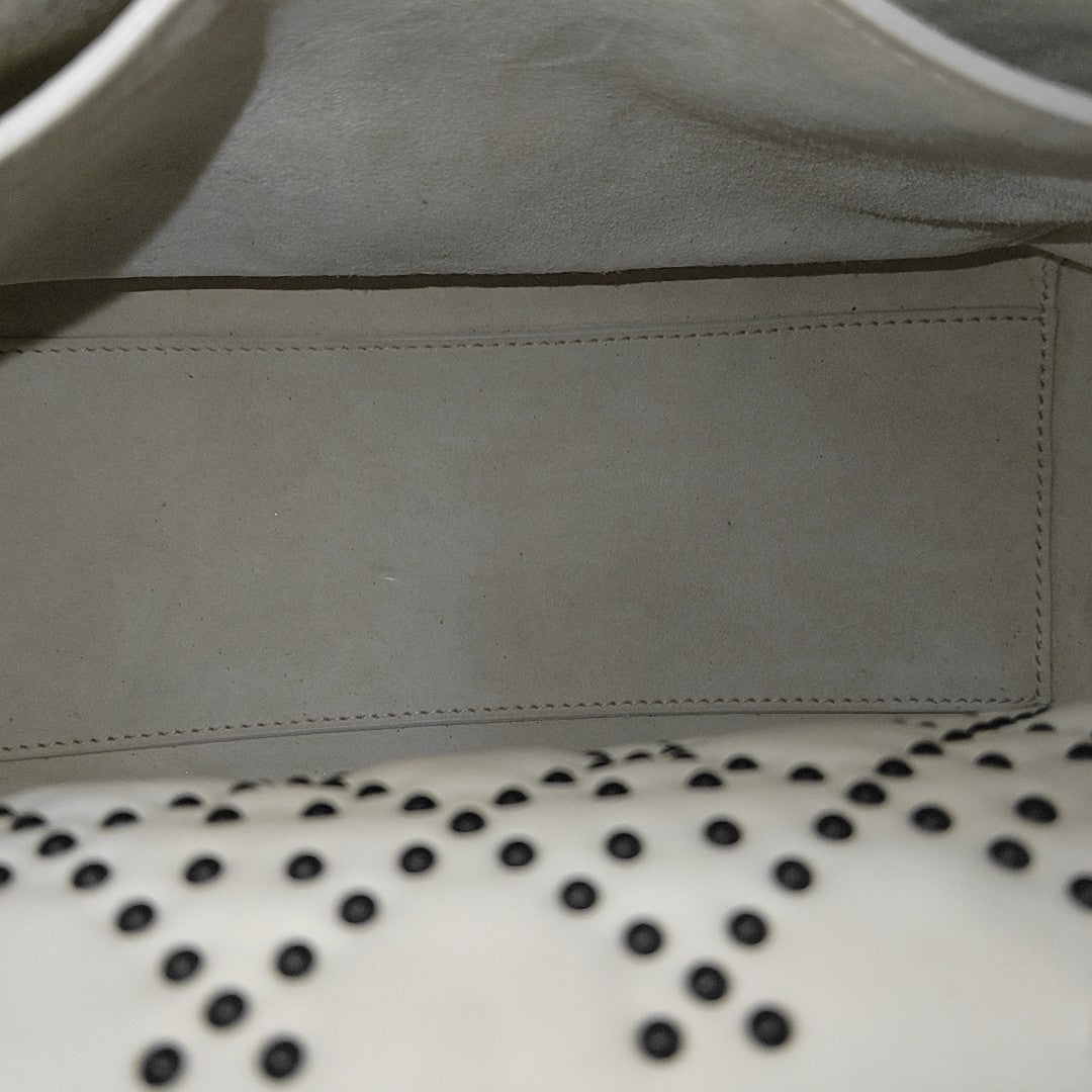 Lambskin Shoulder Bag White