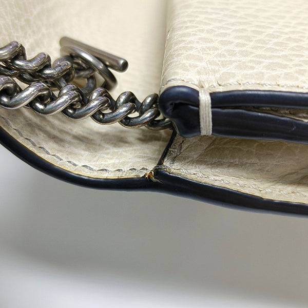Authenticated pre-owned  Dionysus Super Mini Calfskin White - Crossbody Bag at Looply