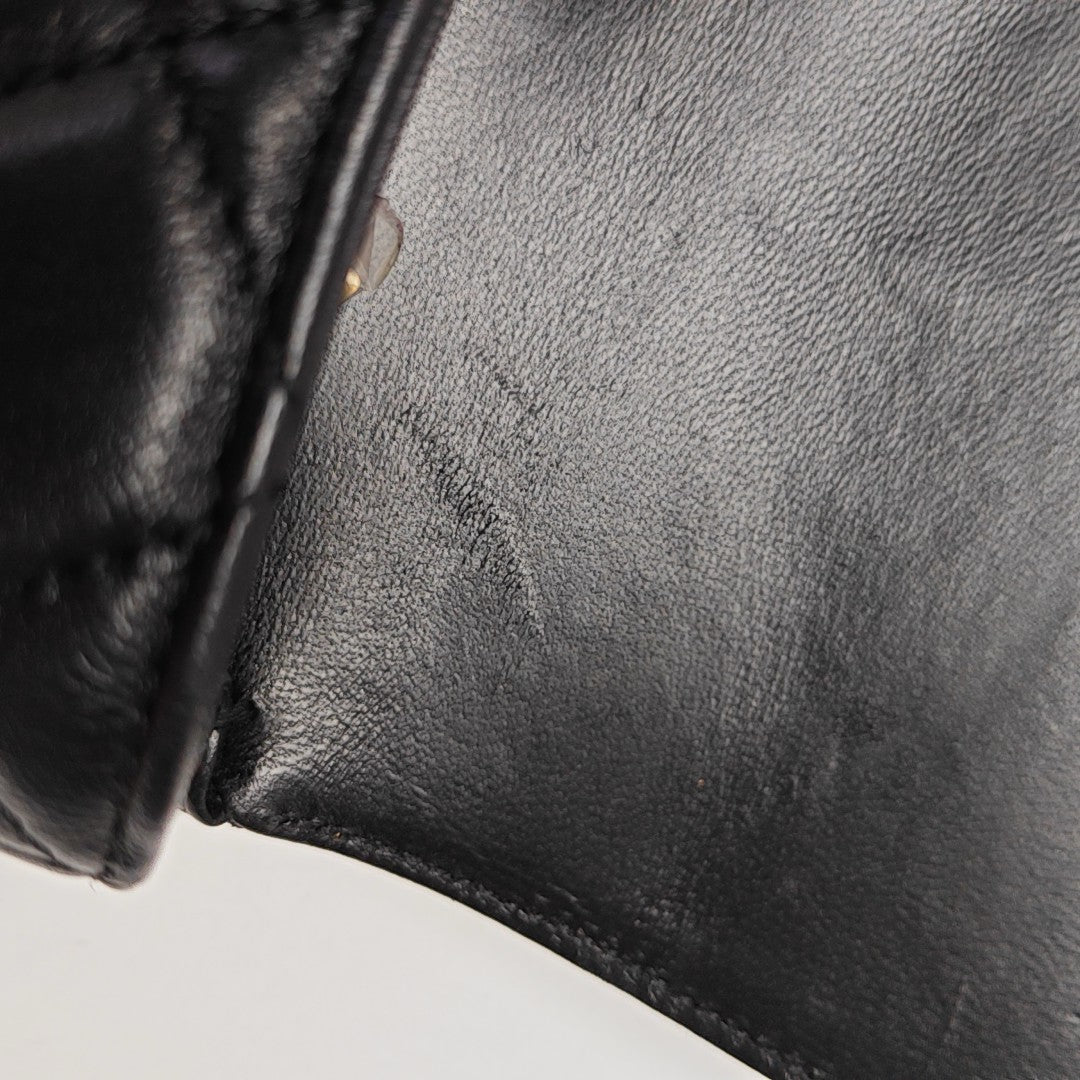 Quilted Lambskin Mini Black