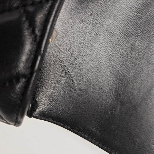 Quilted Lambskin Mini Black