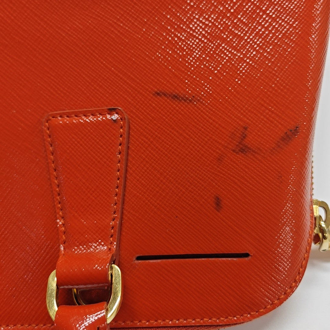 Promenade Saffiano Calfskin Orange