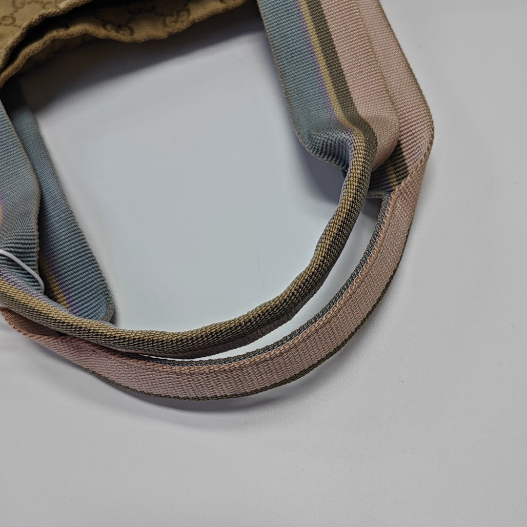 Monogram Canvas Tote Bag Beige