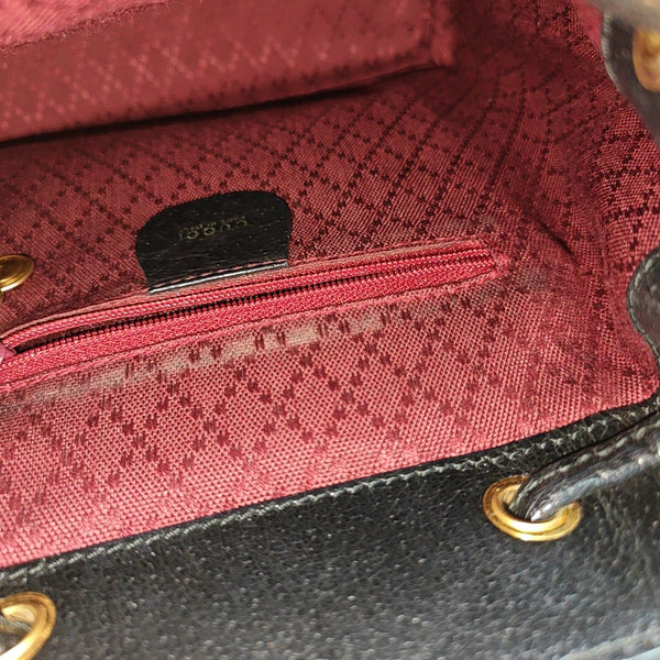 Calfskin Backpack Black