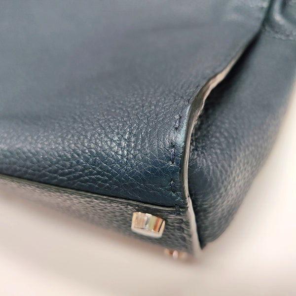 Authenticated pre-owned  Peekaboo Calfskin Blue - Tote Bag at Looply