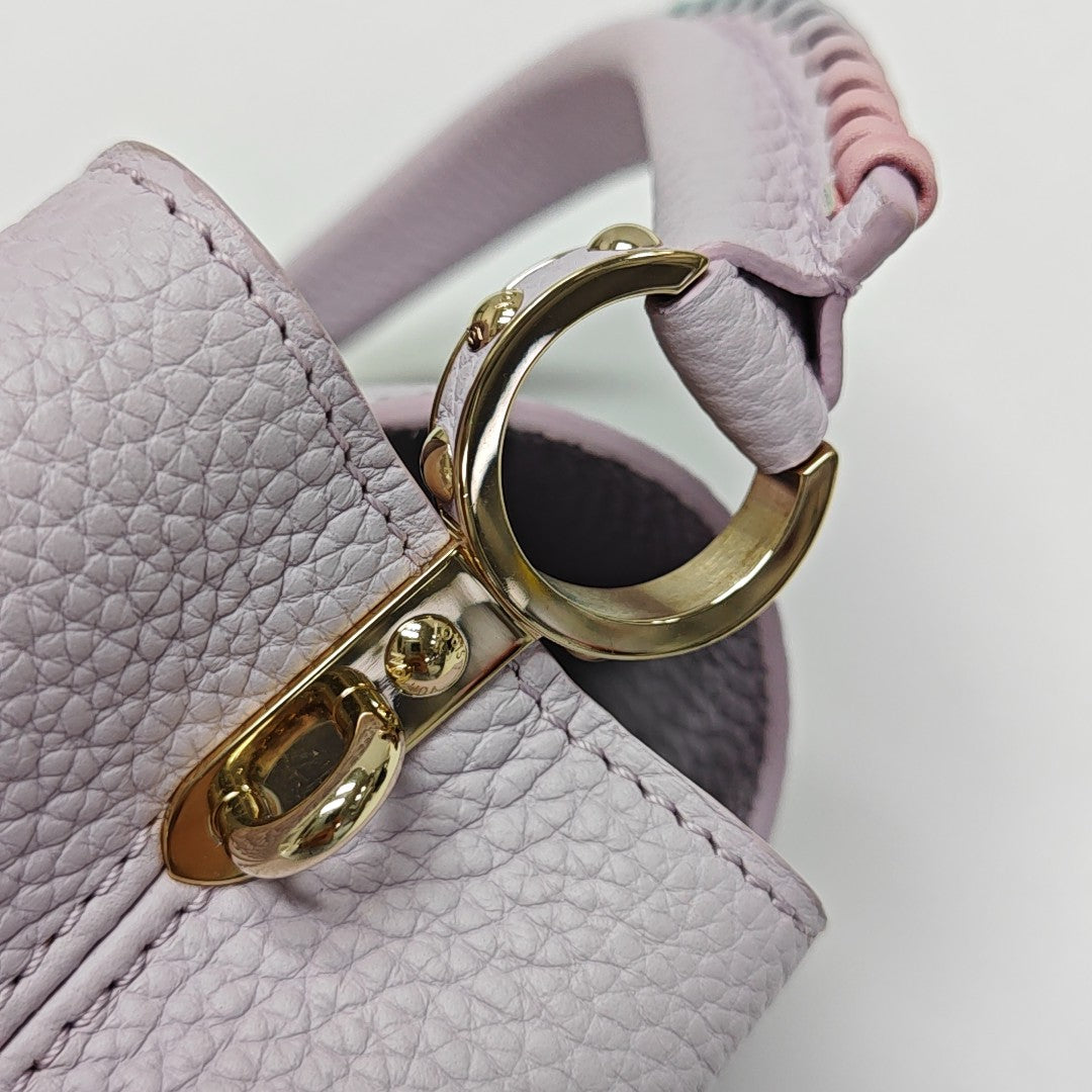 CAPUCINES Mini Calfskin Purple