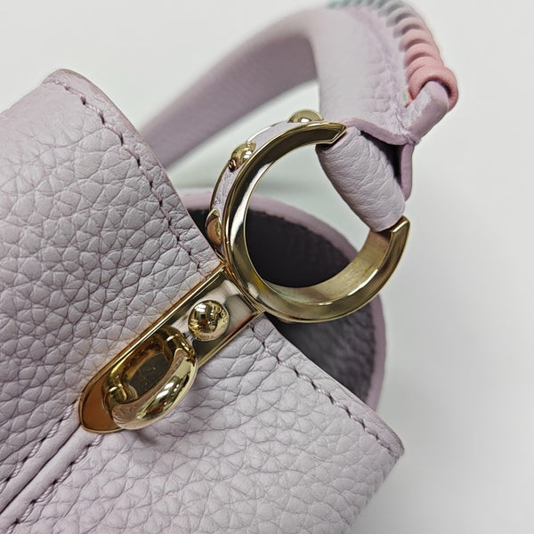 CAPUCINES Mini Calfskin Purple