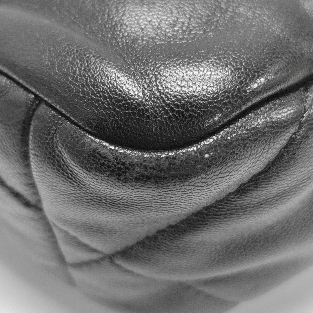 CHANEL 19 Small Quilted Lambskin Black