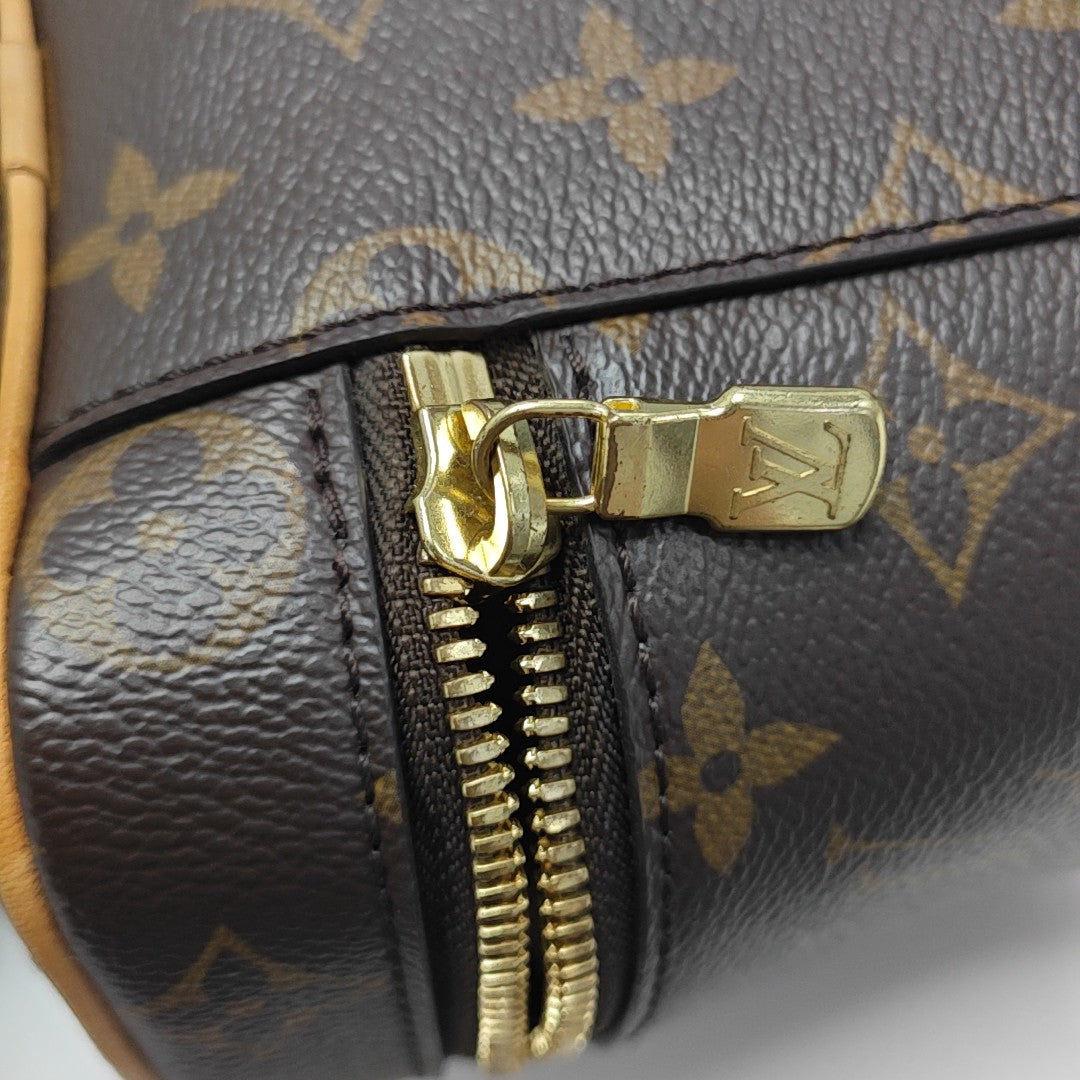 NICE Super Mini Monogram Coated Canvas Brown