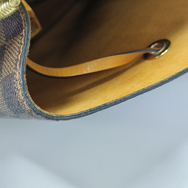 NÉONOÉ MM Damier Ebene Coated Canvas Brown