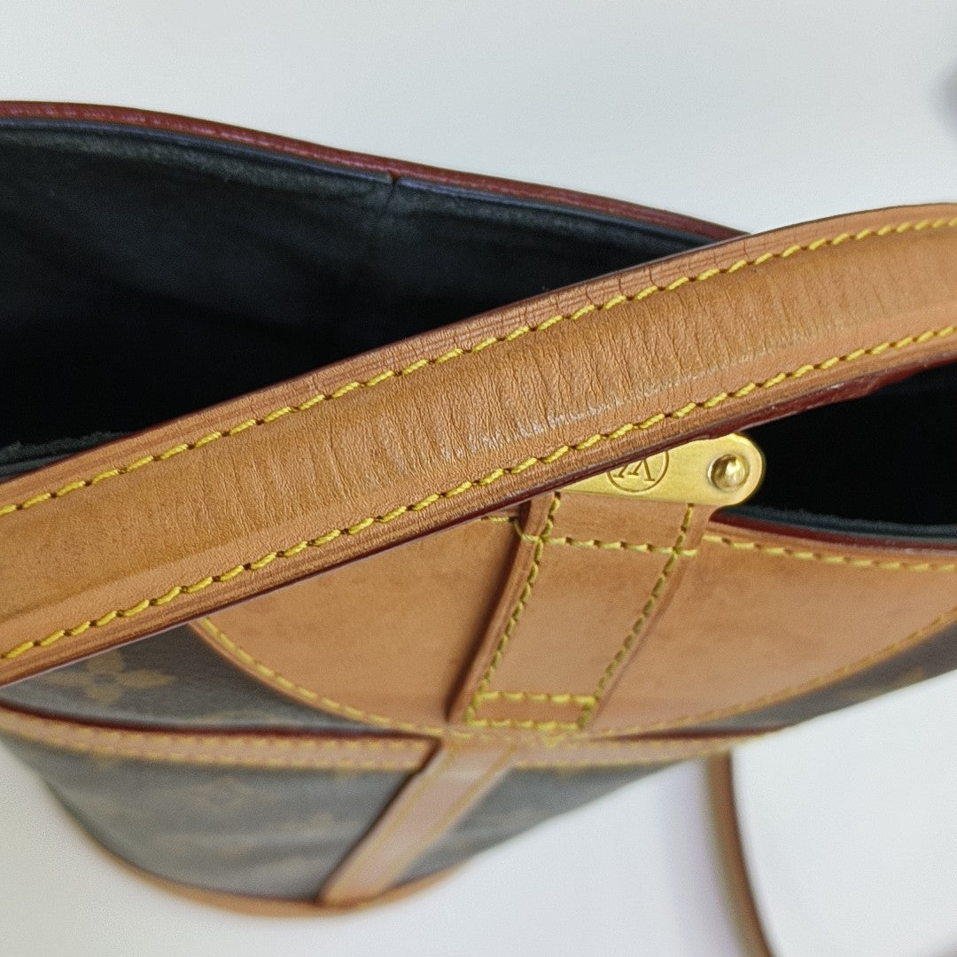 DUFFLE Monogram Coated Canvas Brown