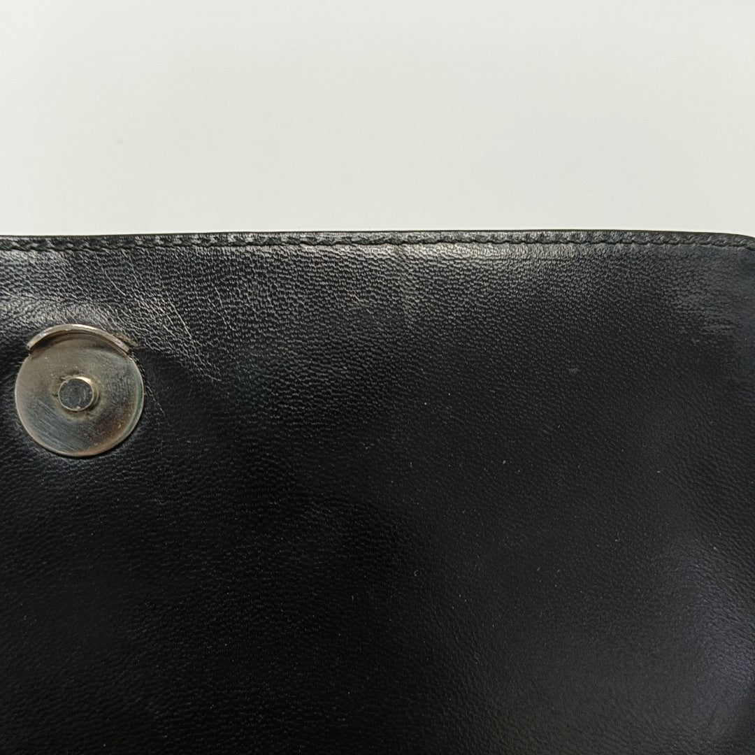 Calfskin Shoulder Bag Black