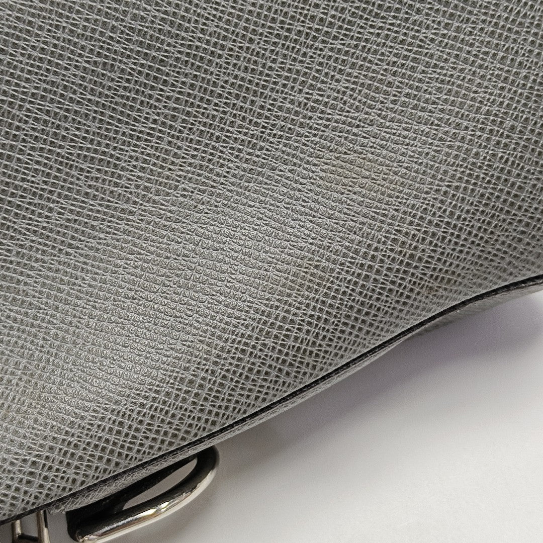Calfskin Top Handle Bag Gray