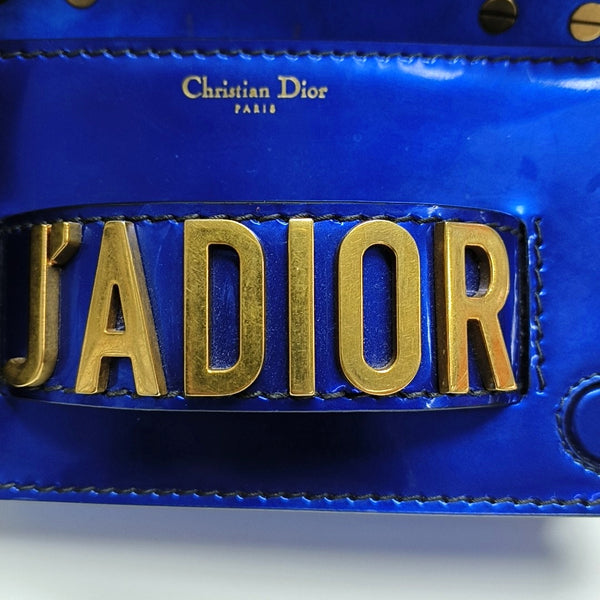 J'adior Patent Leather Blue