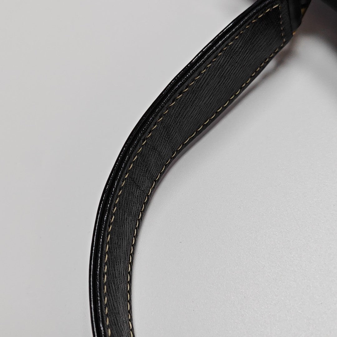 Calfskin Shoulder Bag Black