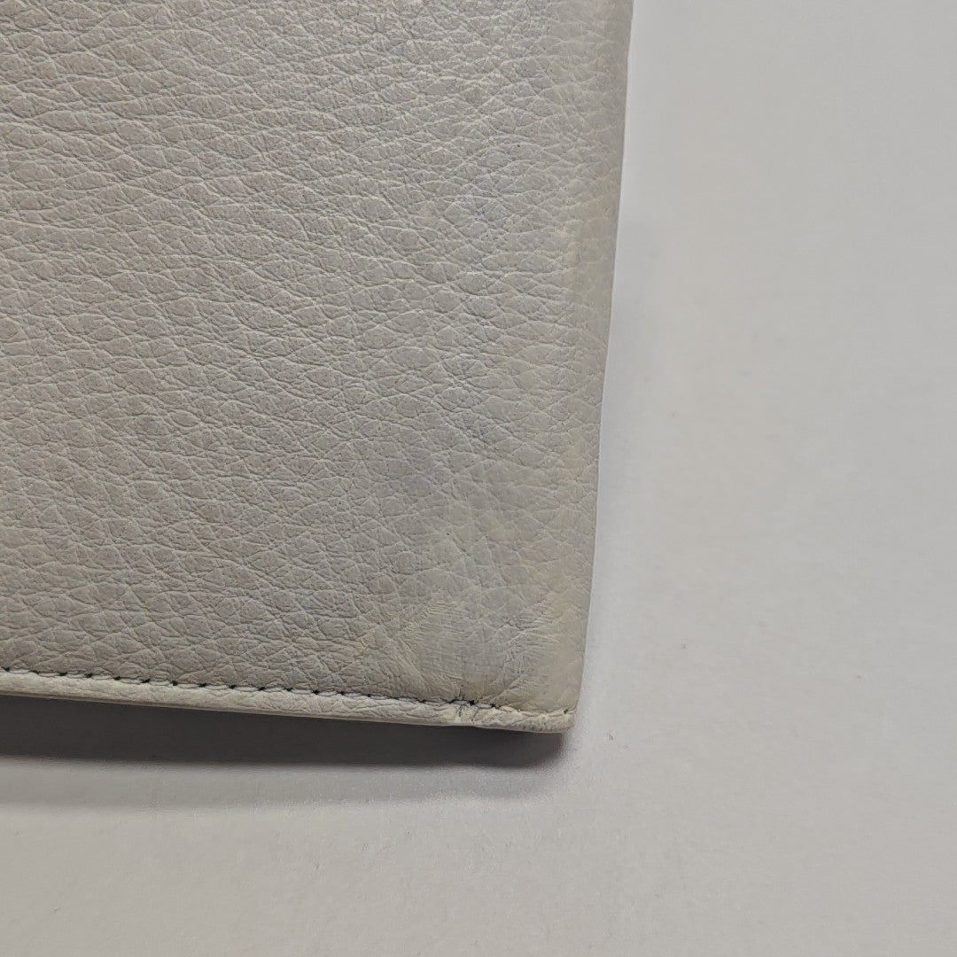 Calfskin Wallet White