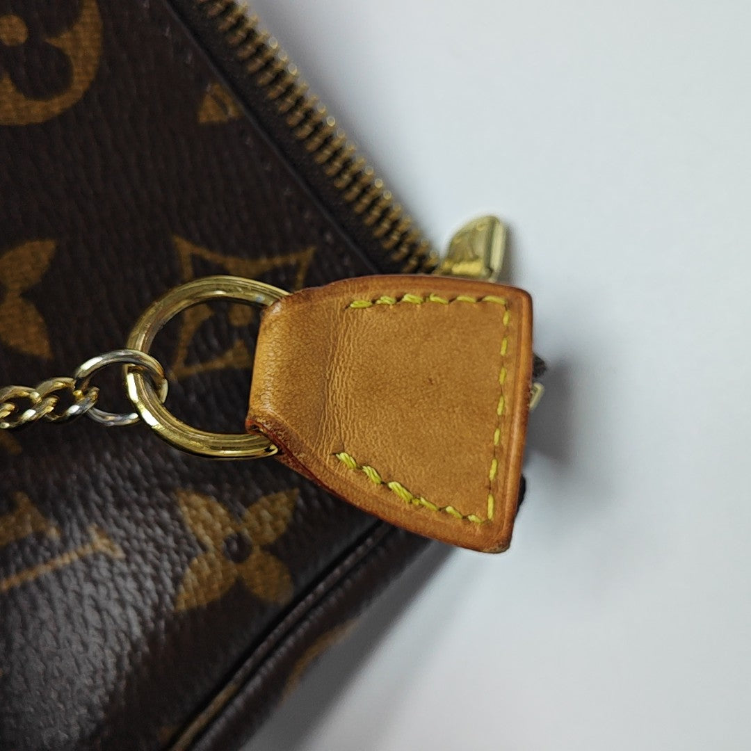 ACCESSOIRES Mini Monogram Coated Canvas Brown