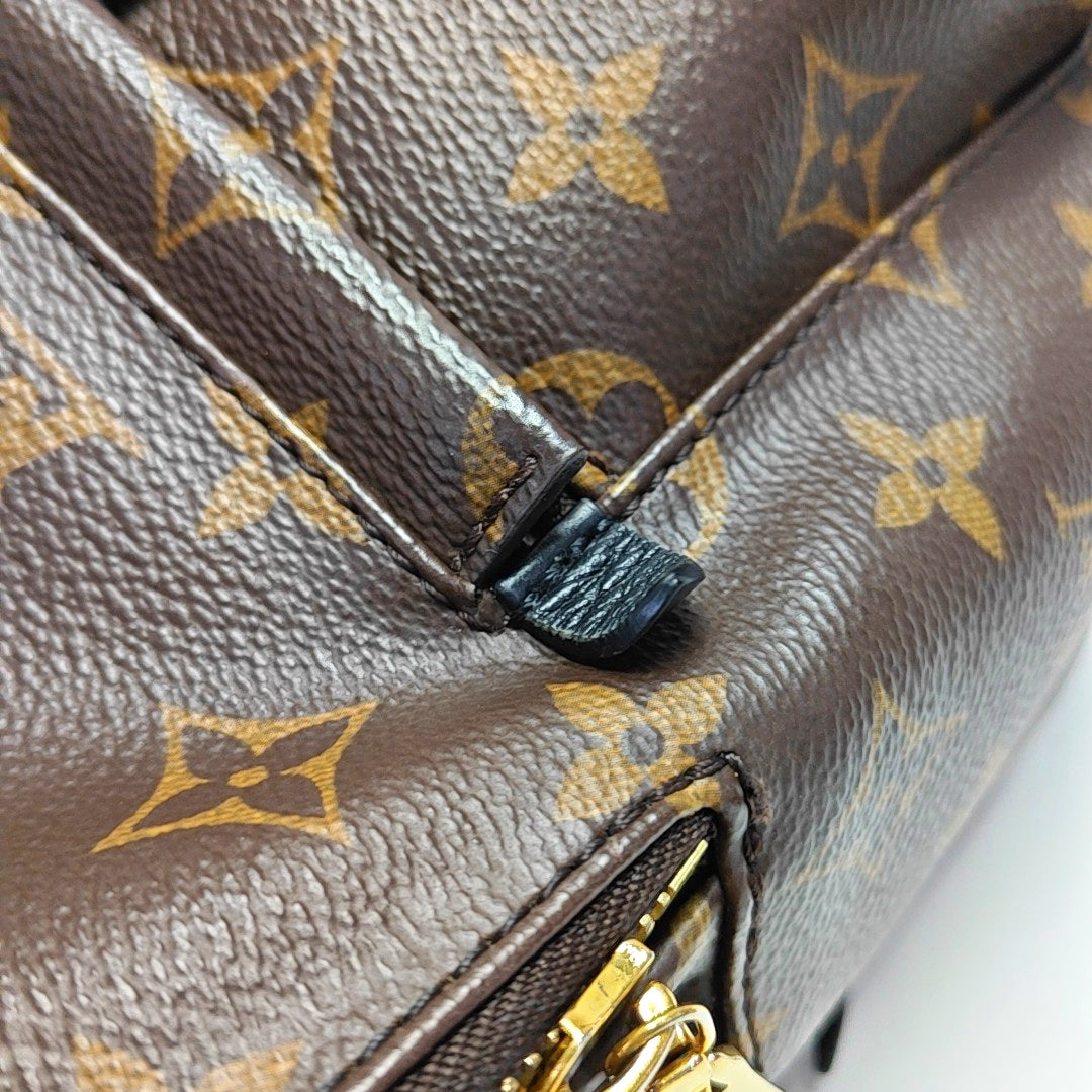 PALM SPRINGS PM Monogram Coated Canvas Brown