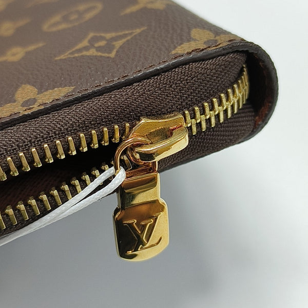 ZIPPY Monogram Coated Canvas Brown Wallet