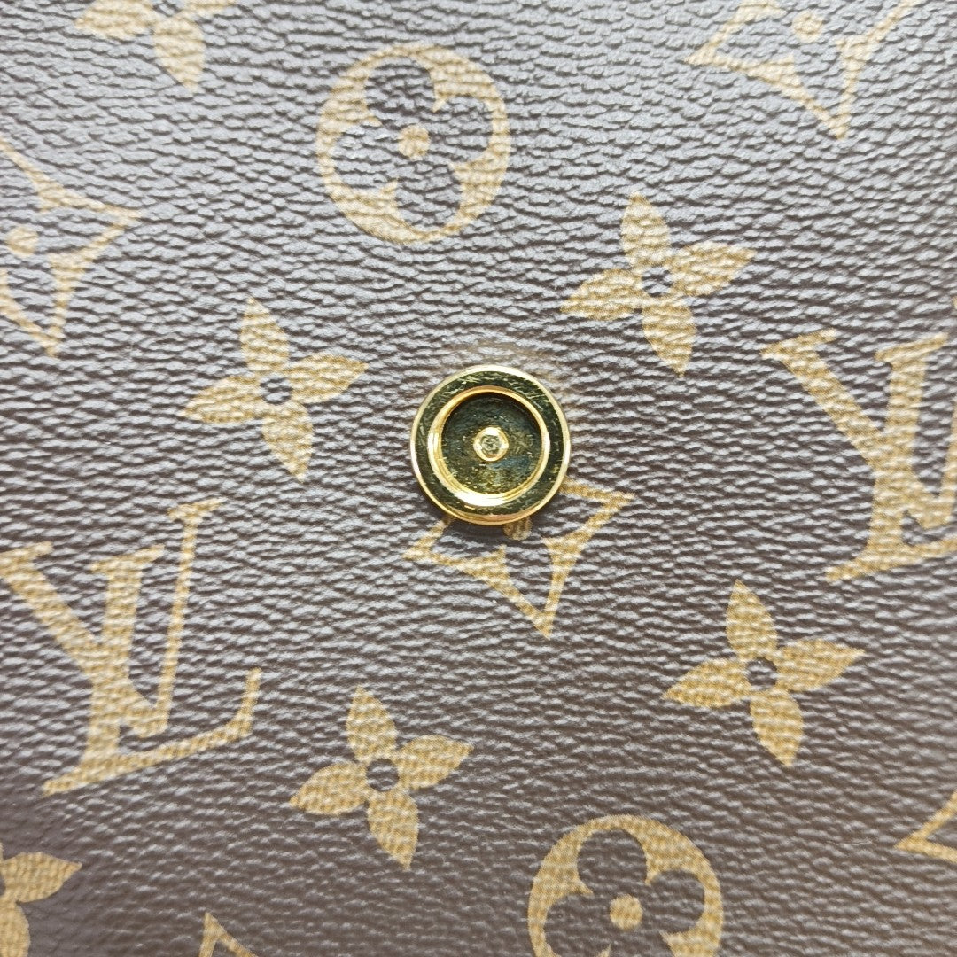 SOHO Mini Monogram Coated Canvas Brown