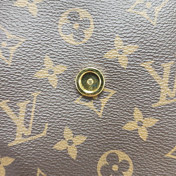 SOHO Mini Monogram Coated Canvas Brown