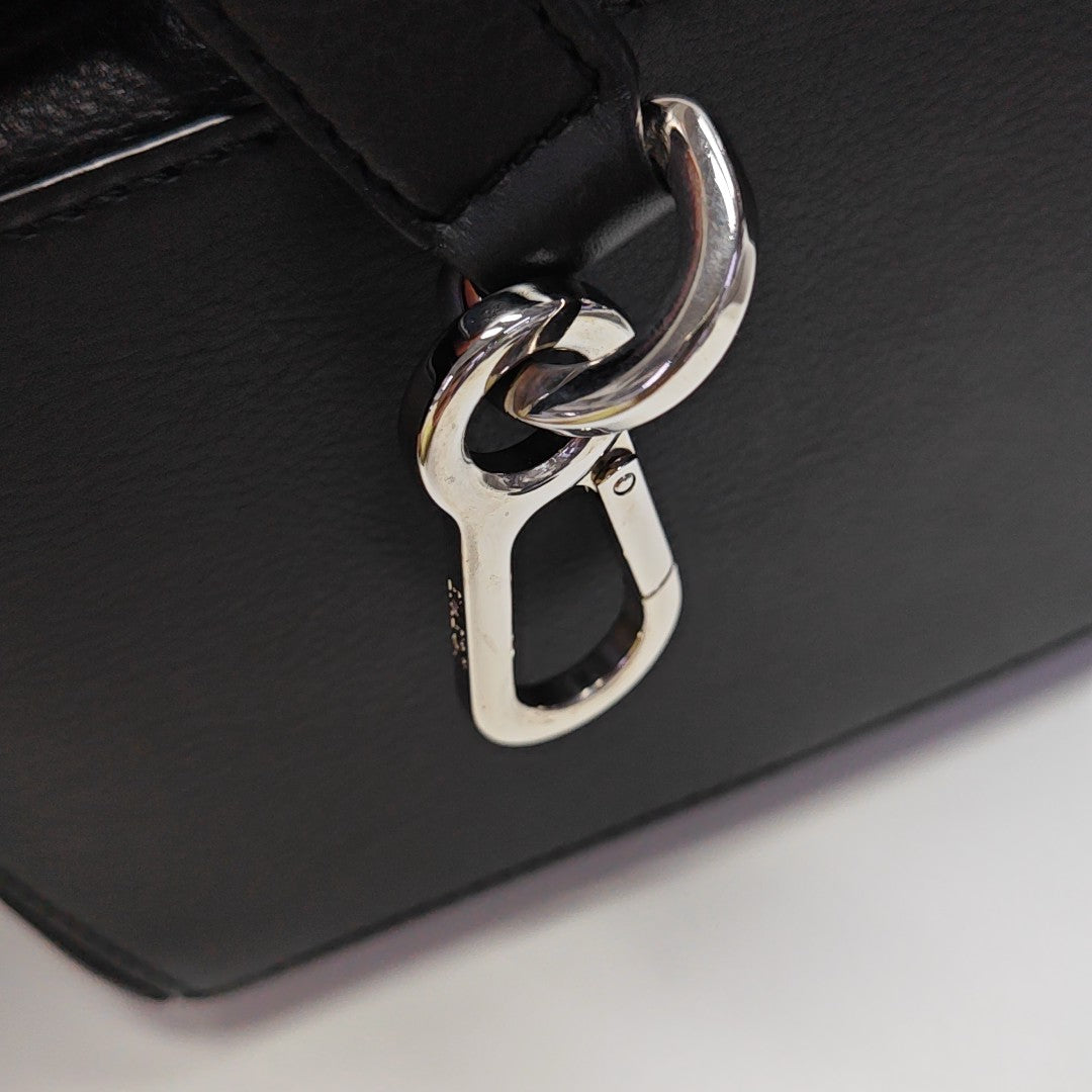 Puzzle Small Calfskin Black