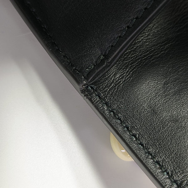 Padlock Small Calfskin Black