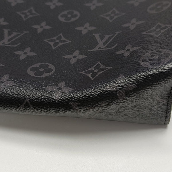 Pochette Voyag MM Monogram Coated Canvas Black