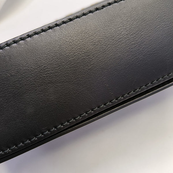 Calfskin Top Handle Bag Black