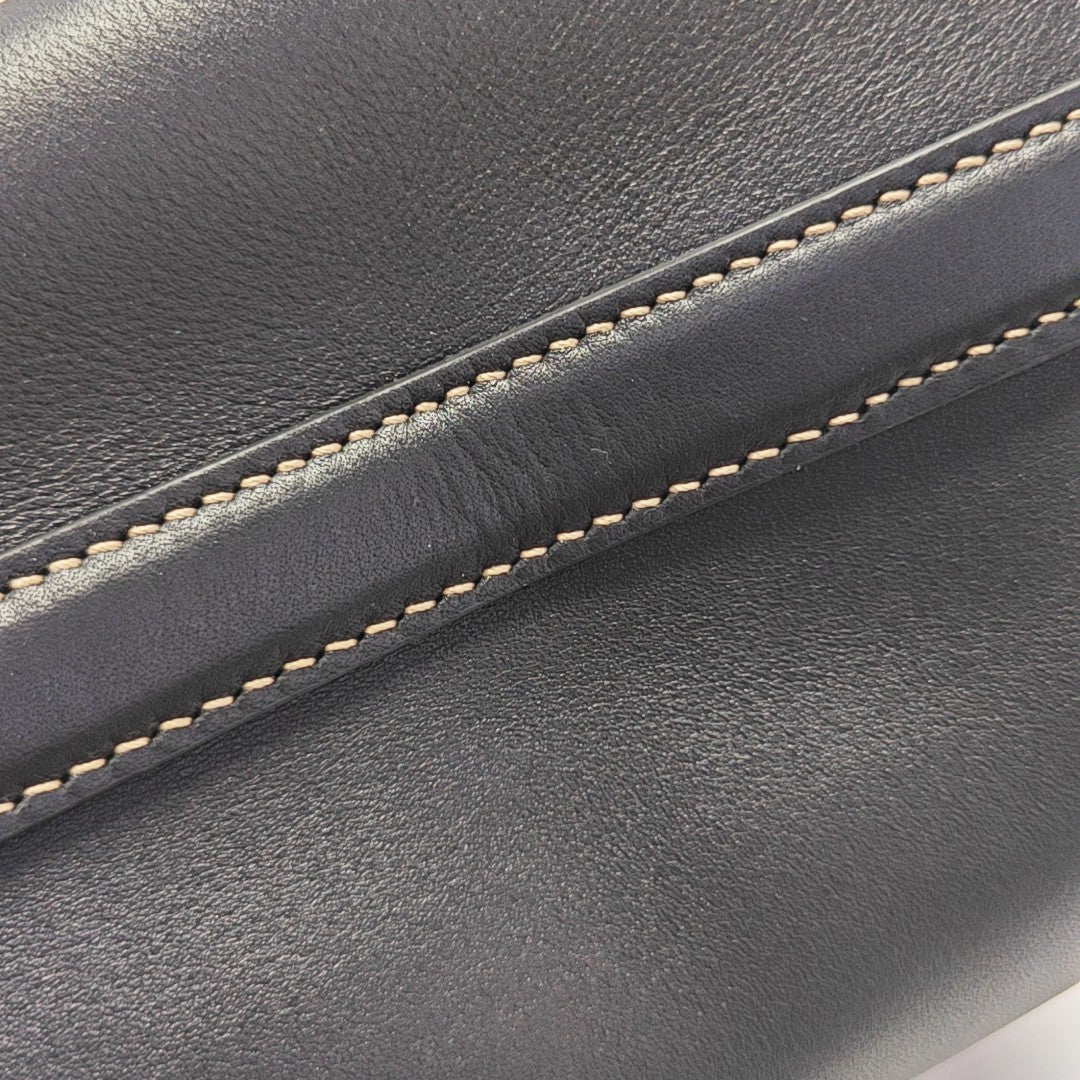 GG Emblem Mini Calfskin Black
