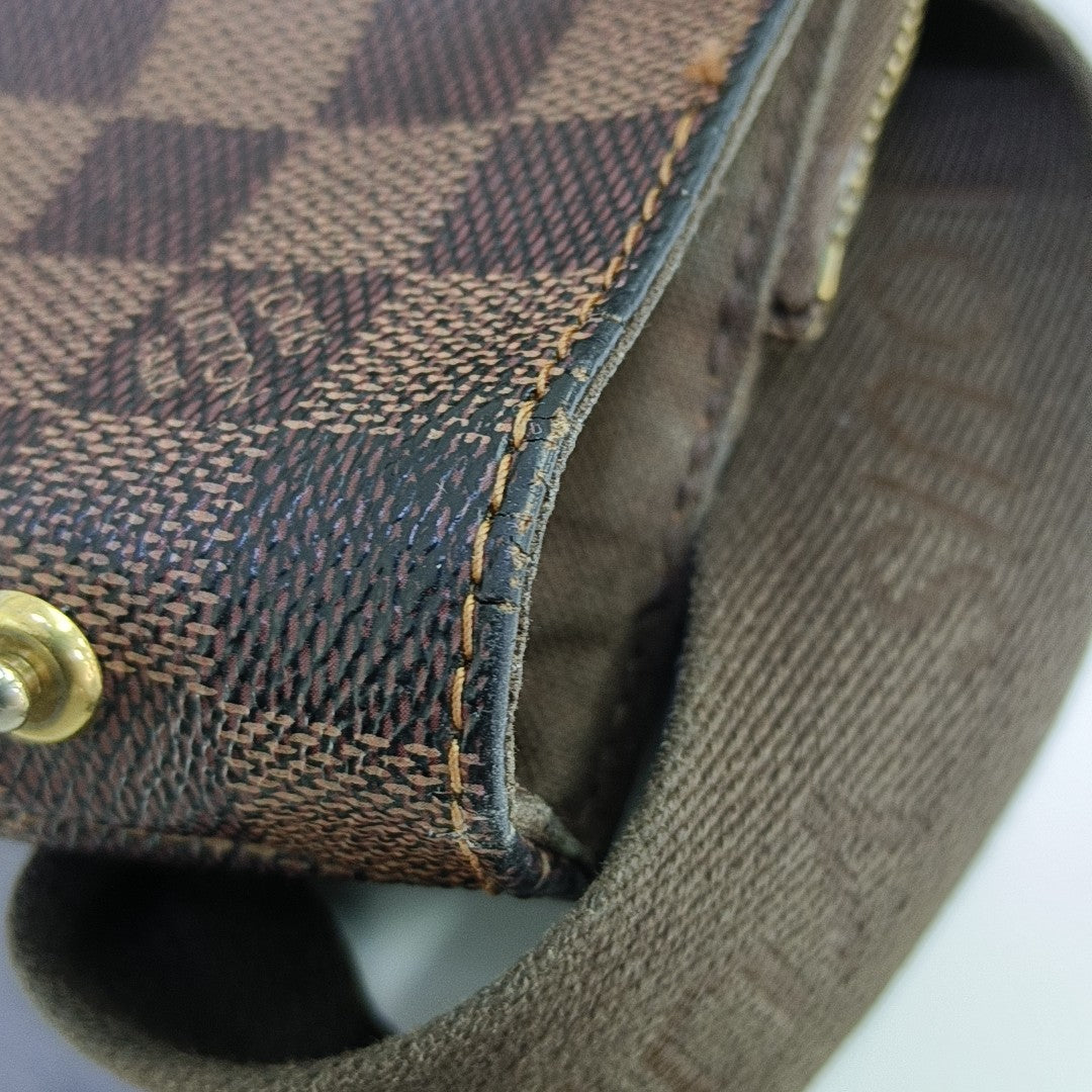 VINTAGE BEAUBOURG Damier Ebene Coated Canvas Brown