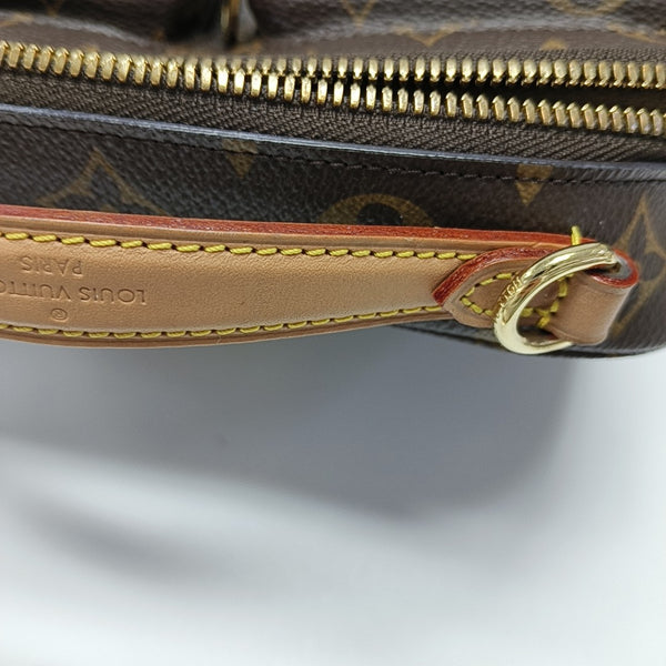 UTILITY Monogram Coated Canvas Brown