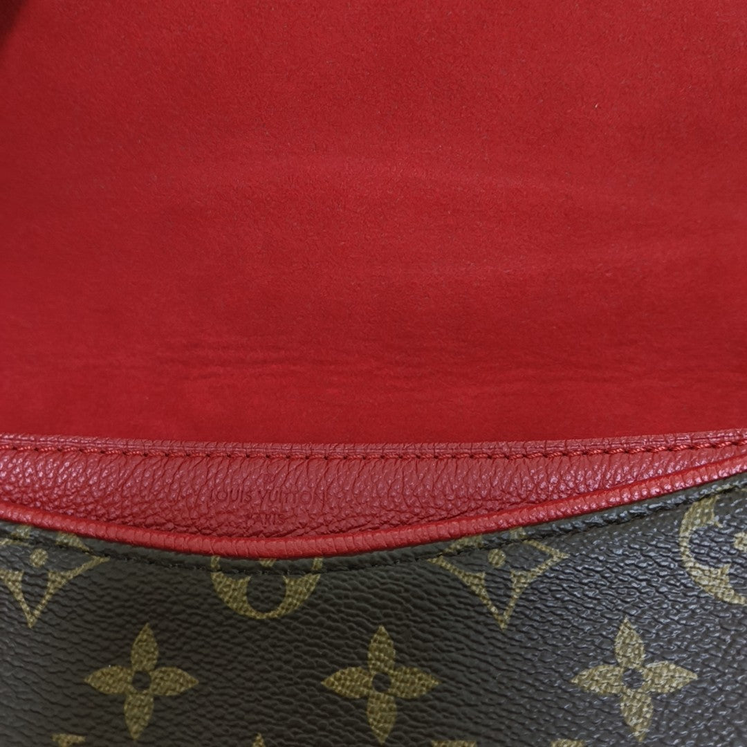 PALLAS Monogram Coated Canvas Brown