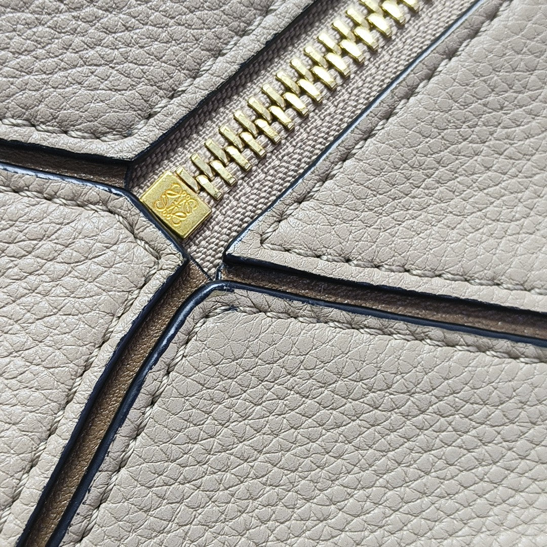 Puzzle Small Calfskin Beige