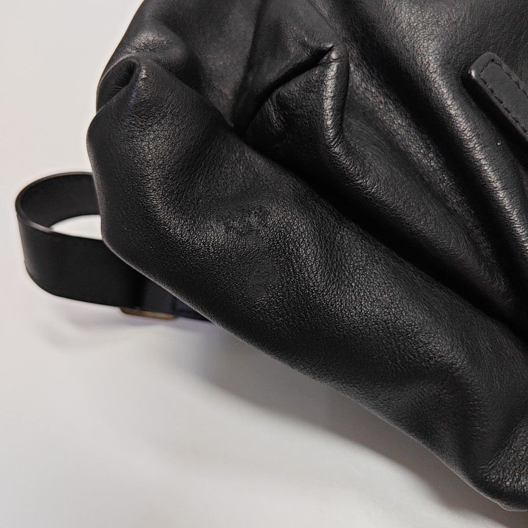 Calfskin Backpack Black