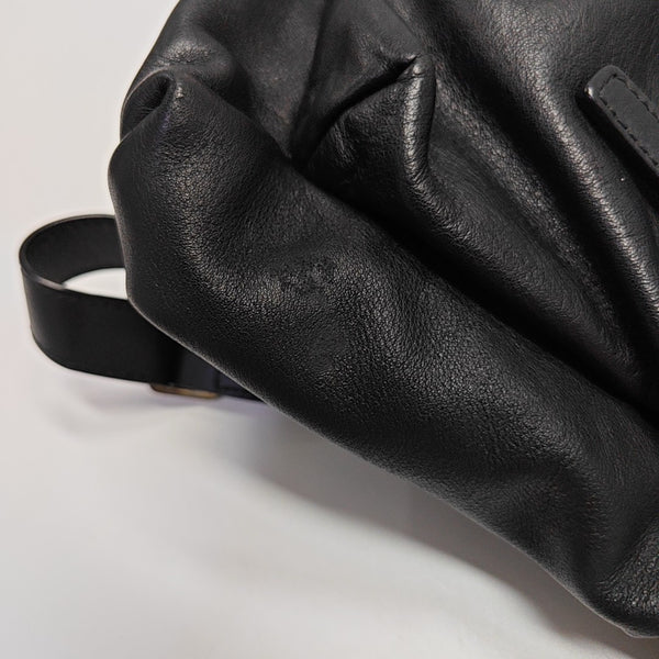 Calfskin Backpack Black