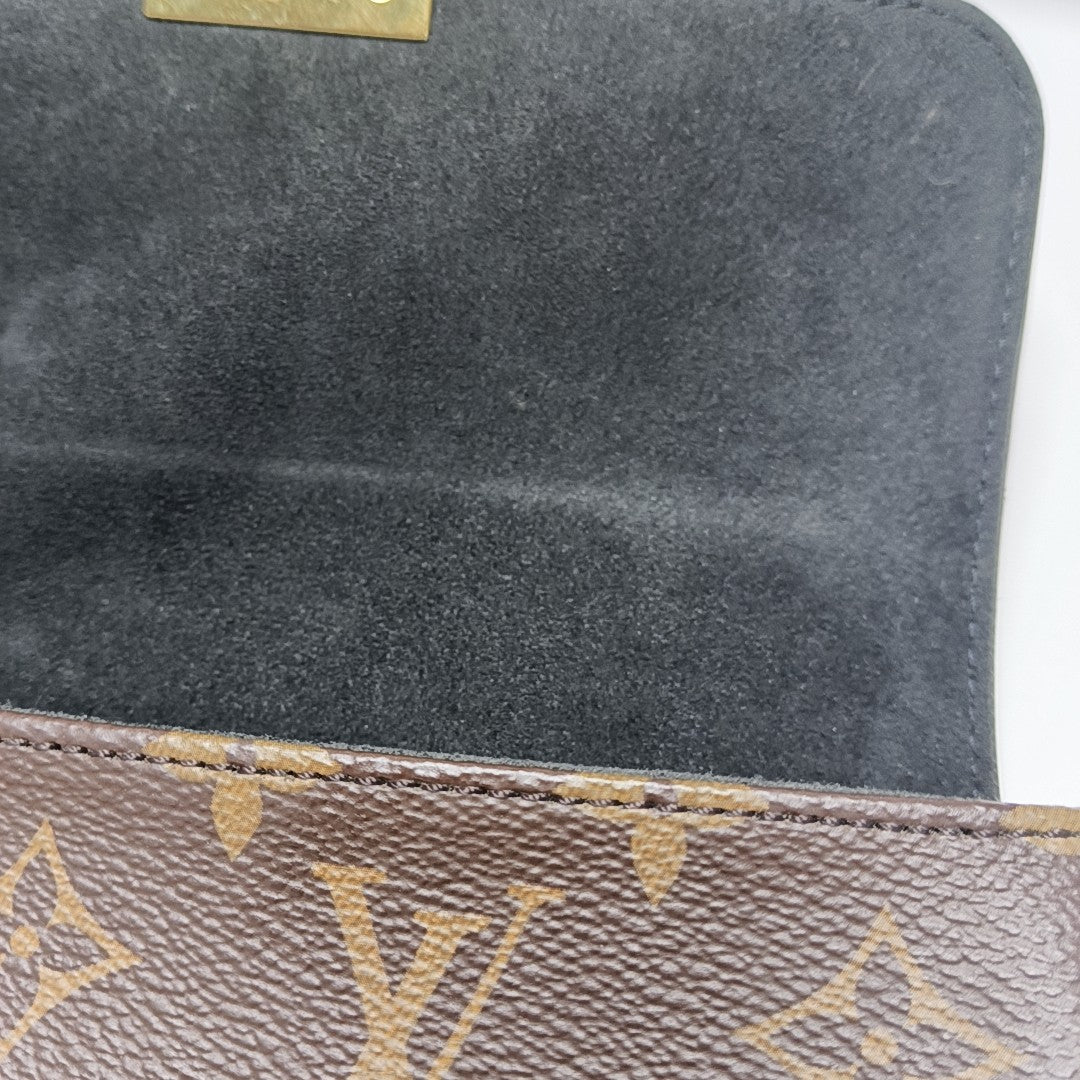 LOCKY BB Monogram Coated Canvas Brown