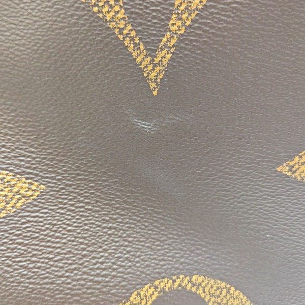 Authenticated pre-owned  ONTHEGO GM Monogram Coated Canvas Brown - Tote Bag at Looply
