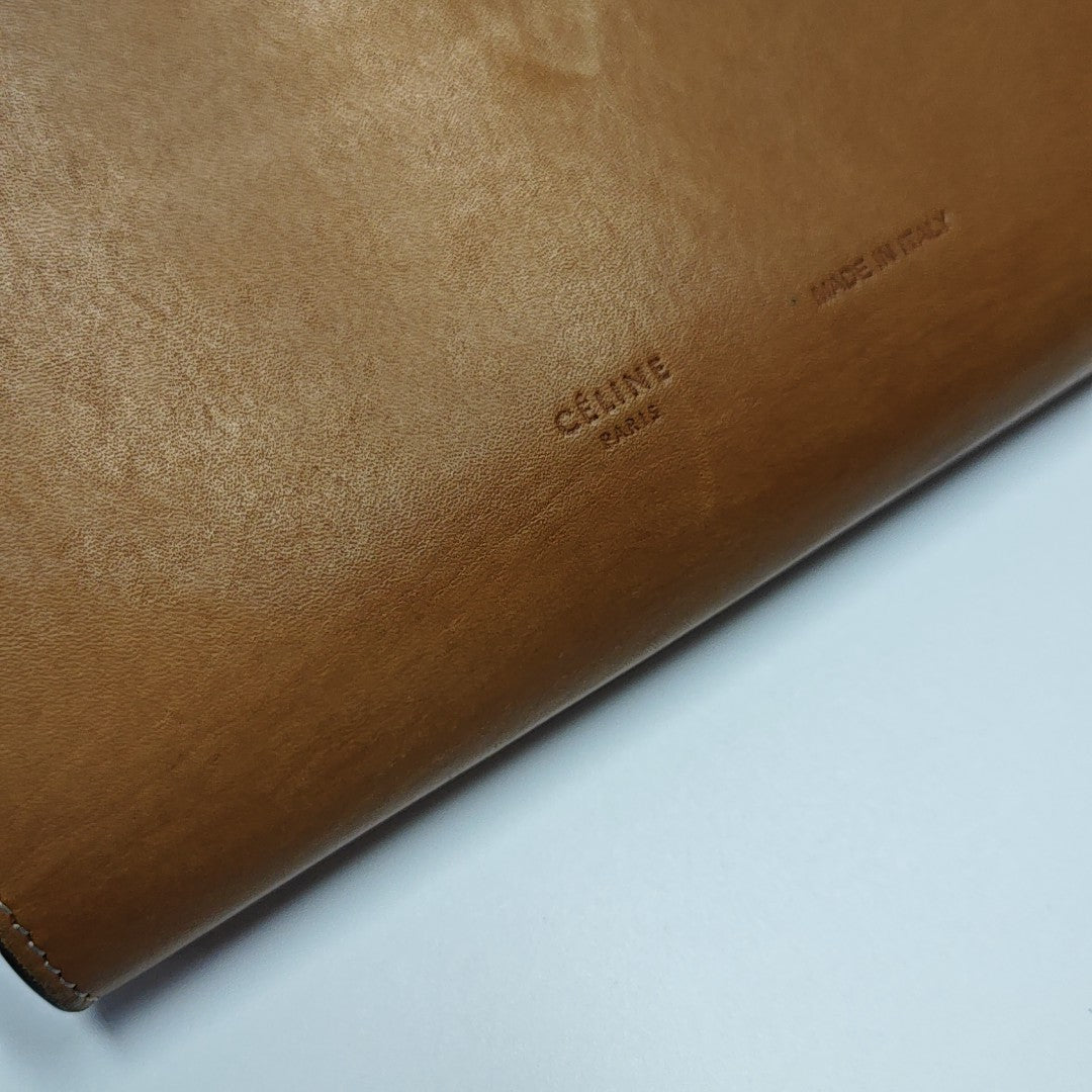 STRAP Large Calfskin Brown Wallet