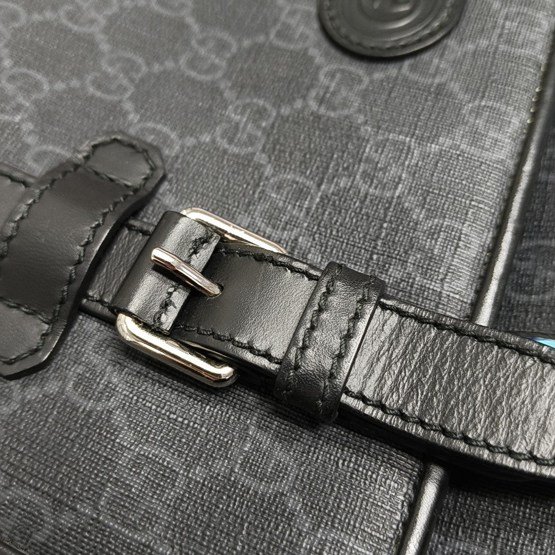 Monogram Coated Canvas Black