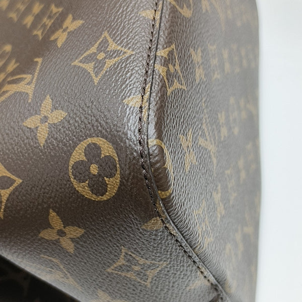 NÉONOÉ MM Monogram Coated Canvas Brown