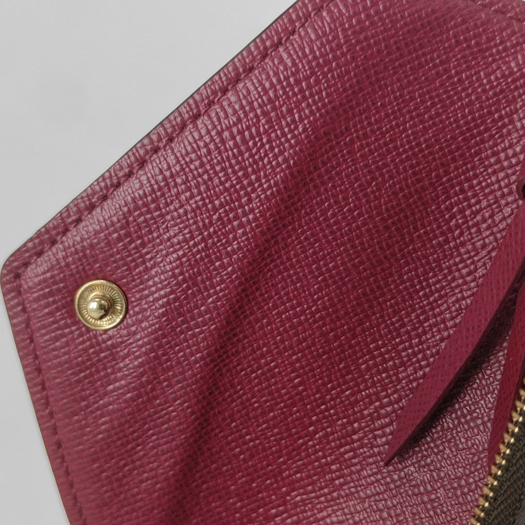 VICTORINE Monogram Coated Canvas Brown Wallet