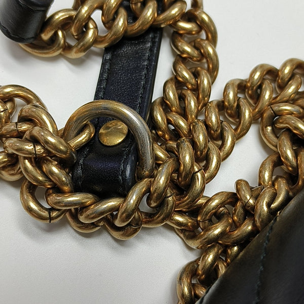 GG Marmont Small Quilted Calfskin Black