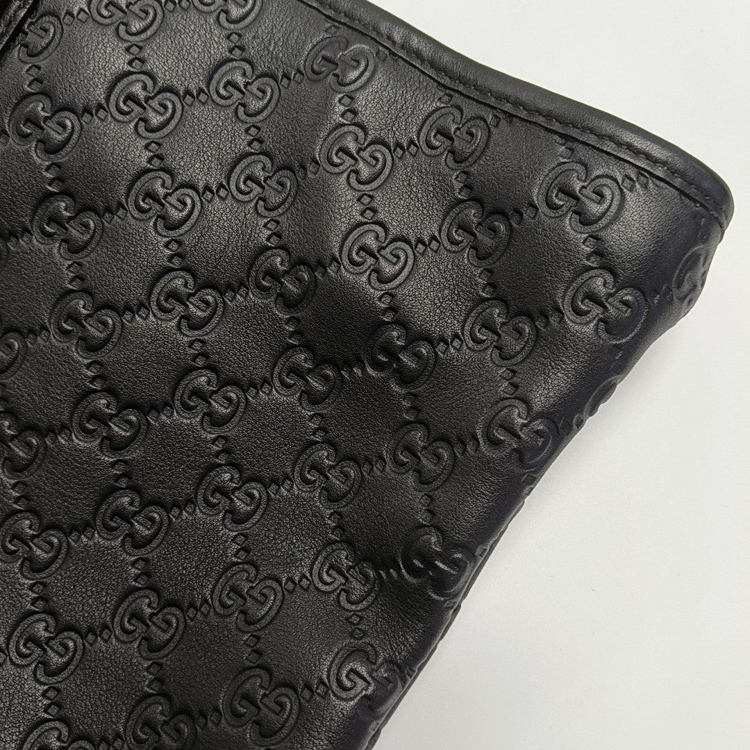 GG Imprime Monogram Calfskin Black