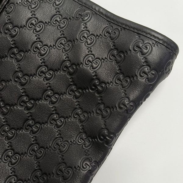 GG Imprime Monogram Calfskin Black