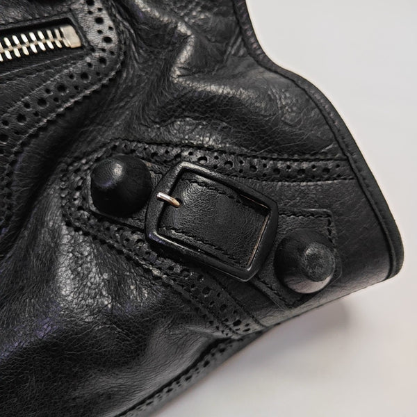 Classic City Medium Lambskin Black
