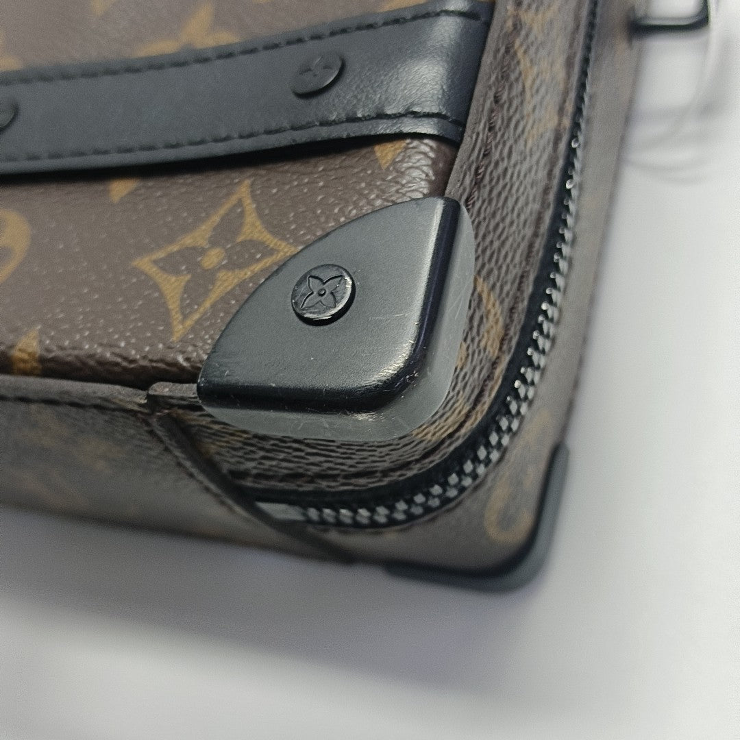 SOFT TRUNK Monogram Coated Canvas Brown
