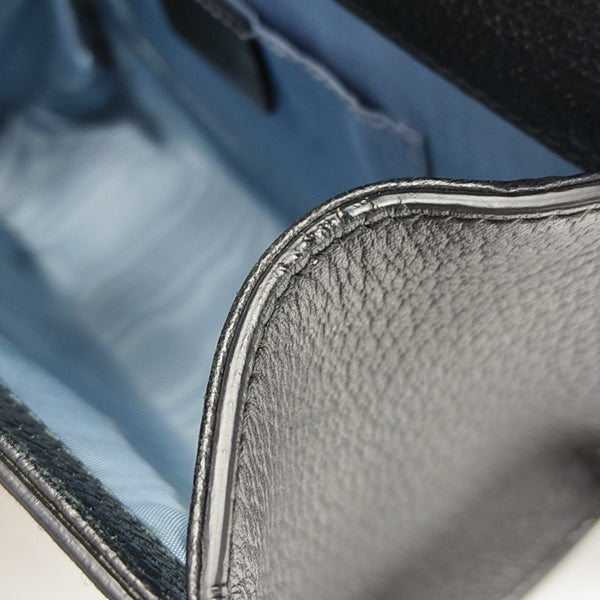 Padlock Small Calfskin Black