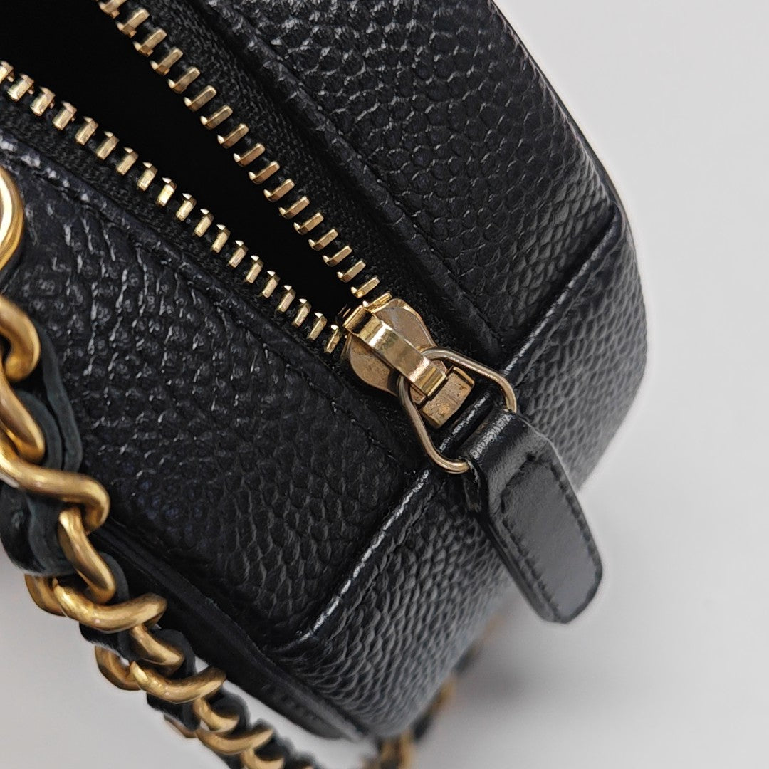 FILIGREE Quilted Grained Calfskin Black