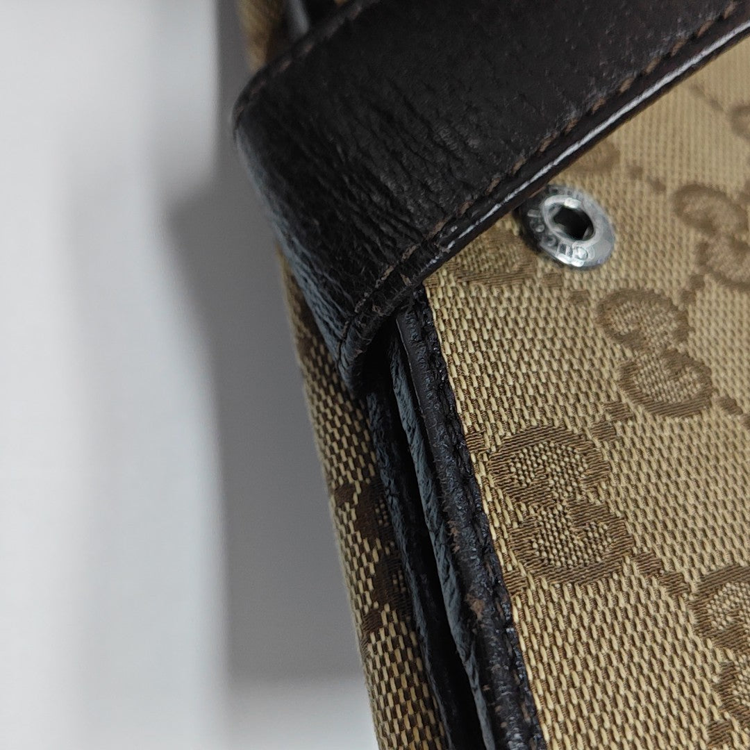 Signature Monogram Canvas Beige Wallet